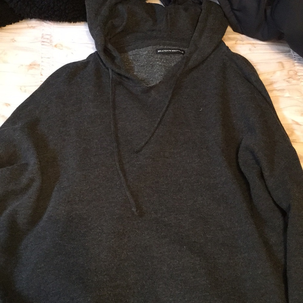 SUPER CUTE GRAY BRANDY SWEATSHIRT